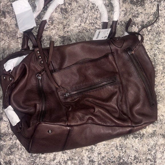 Free People We The Free Emerson Tote Bag Bitter Bark NWT $248 - Picture 13 of 14